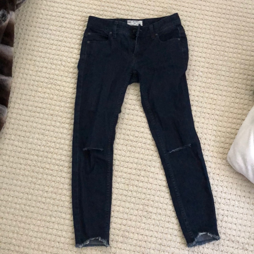 Free People size 24 dark wash jeans